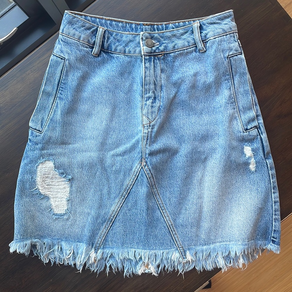 All Saints Jean Skirt